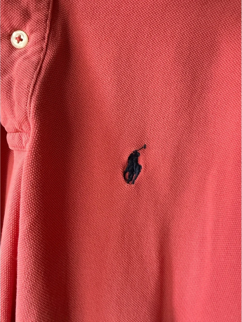 Polo Ralph Lauren Men's Classic Fit Polo Shirt M Medium Pink Cotton
